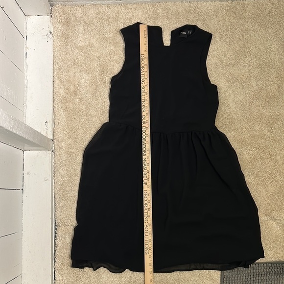 Asos Black Dress Thin Pull Over And Go Dress Size 2 Two Layers - Picture 7 of 14